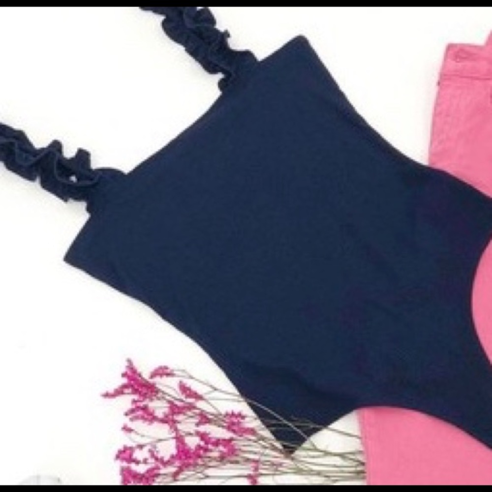 Ruffled body suit